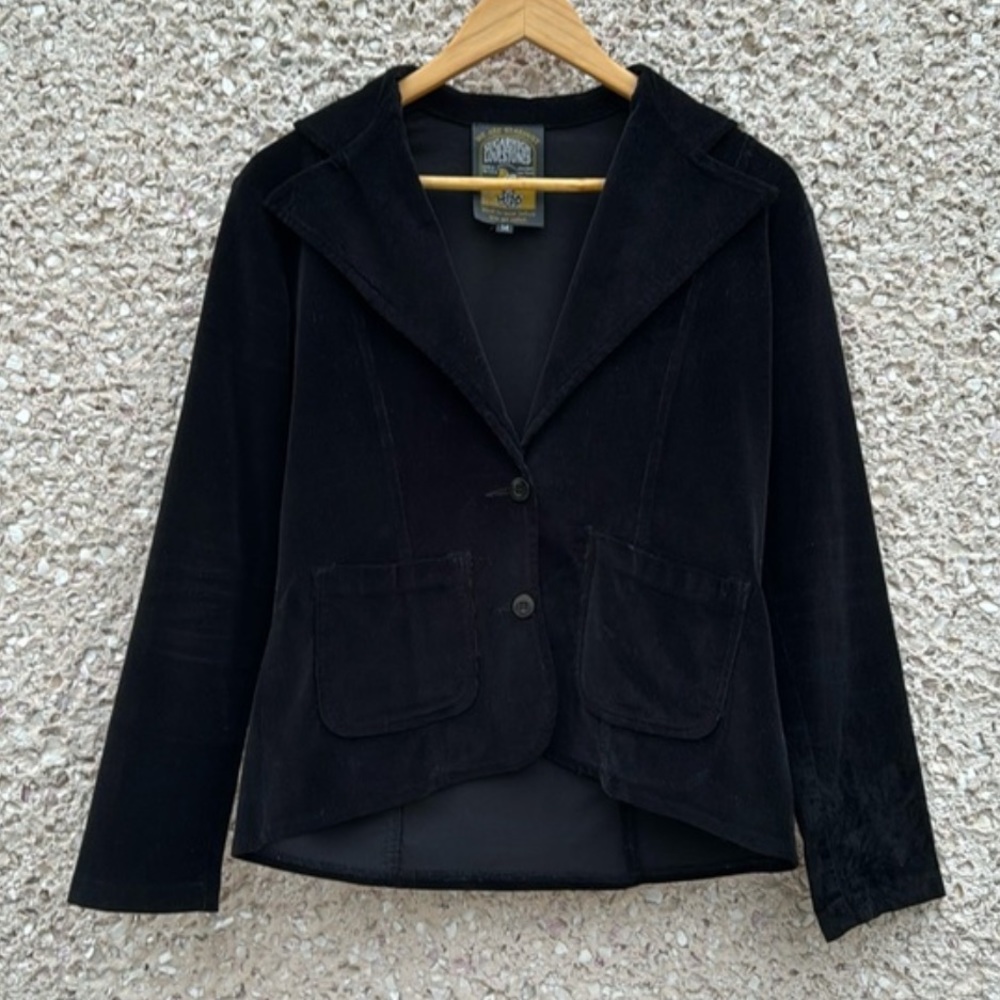 Sugarhigh Lovestoned Super Rare Black Corduroy Blazer